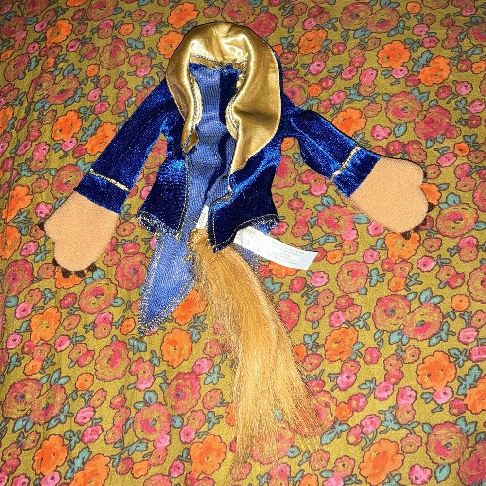 Disney Store Beauty The Beast Ken Barbie Prince Outfit Beast Blue Jacket Tail